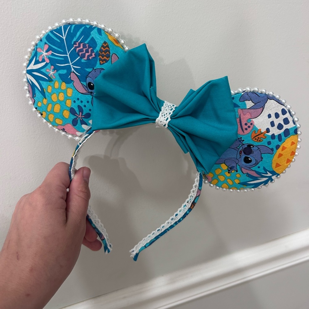 Stitch inspired Disney ears!! Handmade